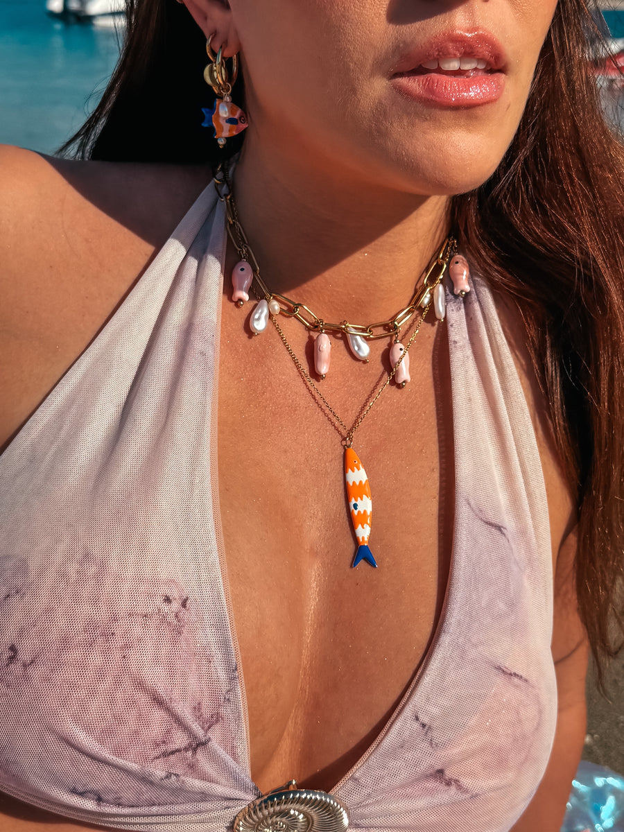 THETIS Necklace (Orange)